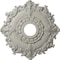 Ekena Millwork Riley Ceiling Medallion (Fits Canopies up to 4 5/8"), 18"OD x 3 1/2"ID x 1 1/2"P, Pot of Cream CM18RLPCF - alternate 1